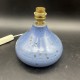 Pied de lampe boule gres pyrite bleu vintage