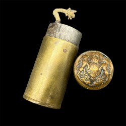 Briquet de poilu anglais WW1 bouton militaire