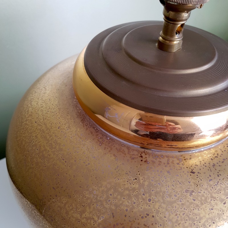 Lampe Berger En Verre Doré – Modèle D'occasion En Bon état