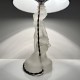 Lampe femme sirène Art Deco en verre depoli façon Lalique Sabino Etling Daum