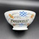 Bol souvenir vers 1900 porcelaine de Paris décor Floral