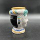 Vase Tete en céramique sicilienne Testa Di Moro