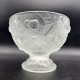 Coupe en verre pressé Art Deco décor cerises Joseph Inwald Barolac