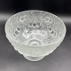 Coupe en verre pressé Art Deco décor cerises Joseph Inwald Barolac
