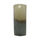 Grand vase en verre gris et beige a identifier