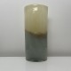 Grand vase en verre gris et beige a identifier