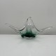 Petite coupe vide poche verre vert Murano vintage