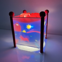 Lanterne magique Trousselier France idéale chambre enfant forme carré