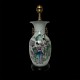 Lampe en porcelaine de chine ancienne antique chinese lamp ceramic