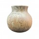 Vase boule pansu en gres pyrite