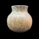Vase boule pansu en gres pyrite