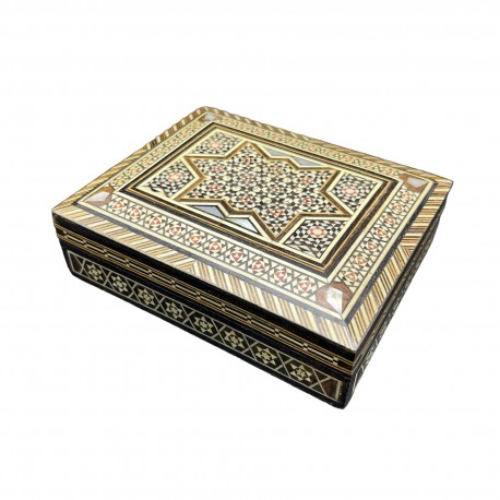 Boite en marqueterie syrienne vintage