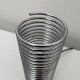 Lampe ressort chromé Massive style vintage Ingo Maurer