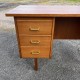 Bureau vintage en bois plaqué style scandinave