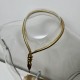 Collier Serpent Art Déco 1920 plaqué or Egyptian Revival snake Necklace