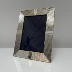 Cadre photo en métal argenté Maison Christian Dior