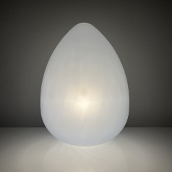 Lampe veilleuse oeuf opaline effet tournant