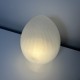 Lampe veilleuse oeuf opaline effet tournant