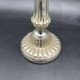 Bougeoir en verre eglomisé XIXe 19e