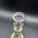 Bougeoir en verre eglomisé XIXe 19e