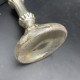 Bougeoir en verre eglomisé XIXe 19e