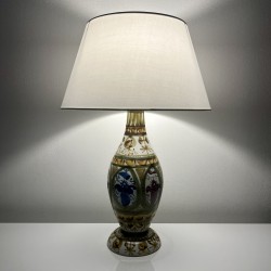 Pied de lampe en céramique André  L'Helguen pour Keraluc Quimper.