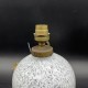 Lampe en verre moucheté forme boule art deco style Clichy