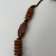 Collier en bakelite Art Deco forme rare inhabituelle Catalin