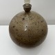 Gros Pied de lampe boule en gres pyrite style La borne Tiffoche Deblander
