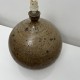 Gros Pied de lampe boule en gres pyrite style La borne Tiffoche Deblander