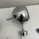 Paire d'appliques en métal chrome type Eyeball vintage space age