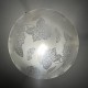 Vasque en verre decor degagé de fleurs et papillons Art Deco France Deveau 1925