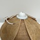 Suspension fleur de lotus style rotin boheme chic