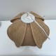 Suspension fleur de lotus style rotin boheme chic