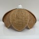 Suspension fleur de lotus style rotin boheme chic