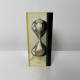 Sablier inclusion resine epoxy dans le style de Pierre Giraudon design vintage
