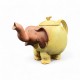 Theiere en céramique japonaise de marque IBuki figurant un éléphant
