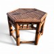 Table d'appoint en bambou vintage