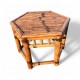 Table d'appoint en bambou vintage
