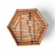 Table d'appoint en bambou vintage