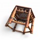 Table d'appoint en bambou vintage