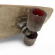 Skateboard planche a roulettes vintage Apollo fibre de verre old school