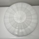 Plafonnier vintage en verre décor tourbillon spiral Murano DLG Venini