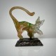Sculpture de chat Pate de verre Yves LOHE