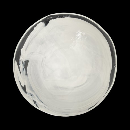 Coupe a fruits en verre épais Murano Italie La Murrina