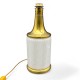 Pied de lampe Murano Italie vintage verre et laiton doré Fabbian
