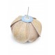 Suspension fleur de lotus style rotin boheme chic