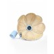 Suspension fleur de lotus style rotin boheme chic