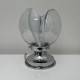 Pied de lampe en verre soufflé Toni Zuccheri Murano Italie Vintage Mazzega
