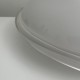 Plafonnier vintage en verre opalin Saturne Leucos 1970 Italie